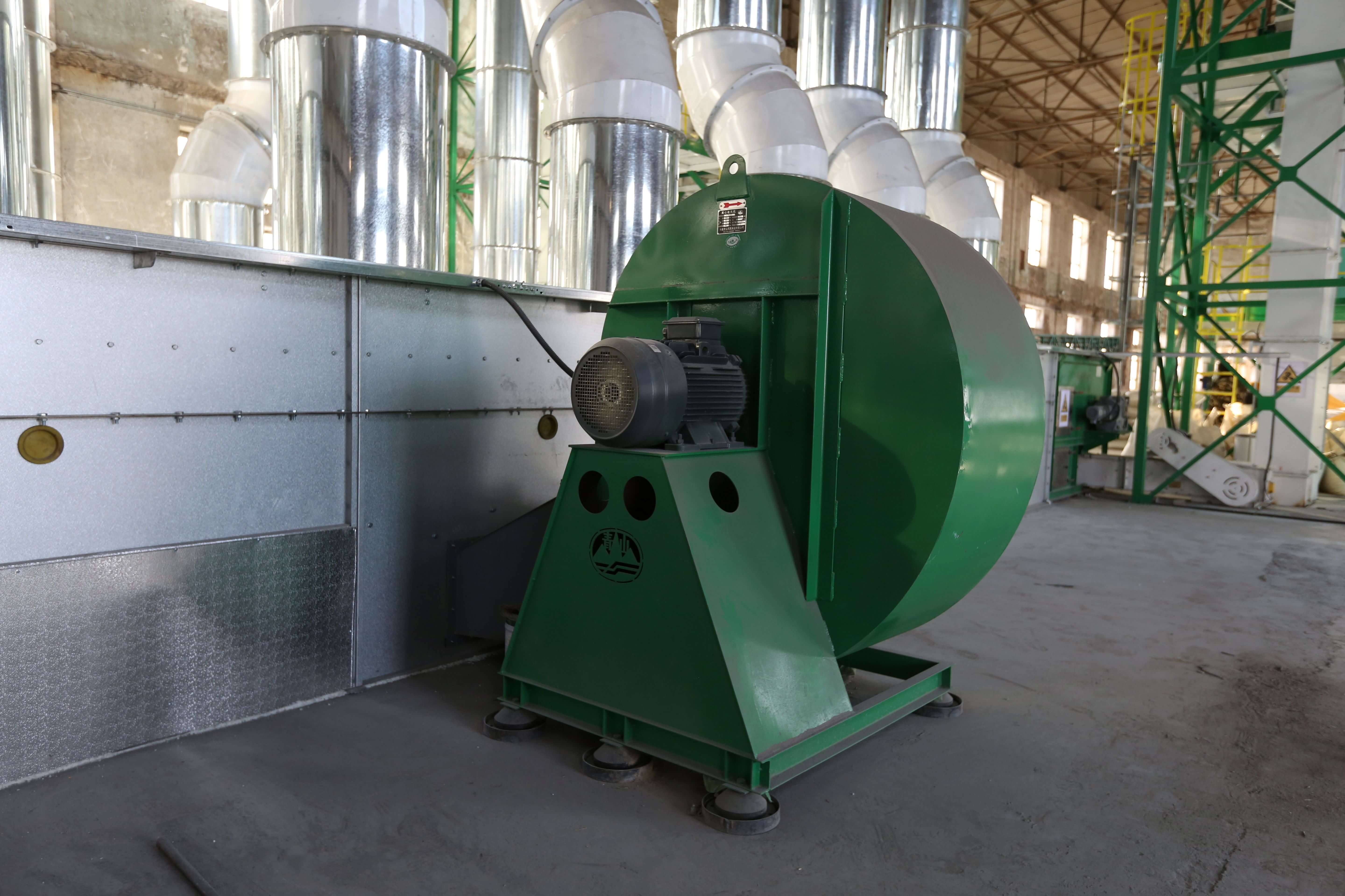 centrifugal fan for drying and ventilation system